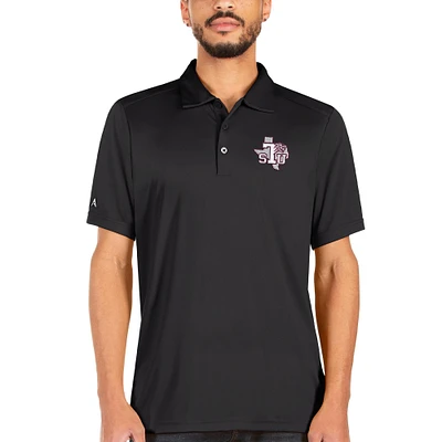 Men's Antigua Charcoal Texas Southern Tigers Big & Tall Tribute Polo