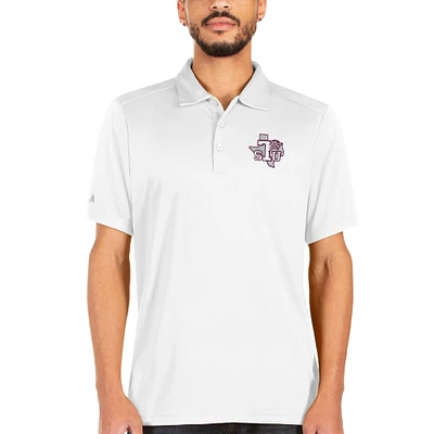 Men's Antigua White Texas Southern Tigers Big & Tall Tribute Polo