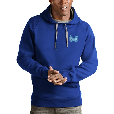Men's Antigua Royal Hampton Pirates Victory Pullover Hoodie