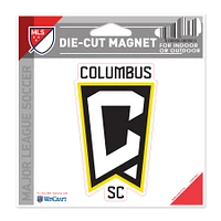 WinCraft Columbus Crew 5'' x 5'' Indoor/Outdoor Vinyl Team Magnet