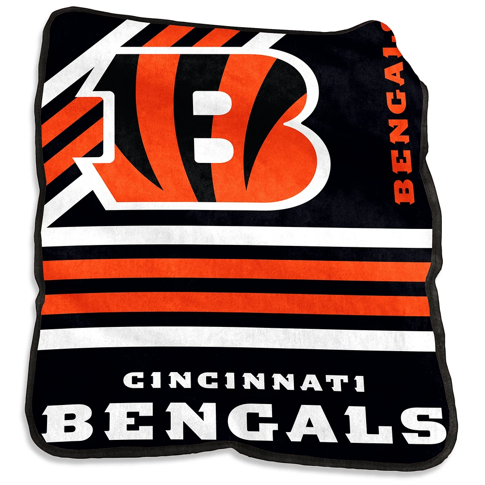 Cincinnati Bengals 50'' x 60'' Plush Raschel Throw