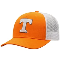 Men's Top of the World Tennessee Orange/White Tennessee Volunteers Trucker Snapback Hat