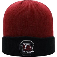 Men's Top of the World Garnet/Black South Carolina Gamecocks Core 2-Tone Cuffed Knit Hat