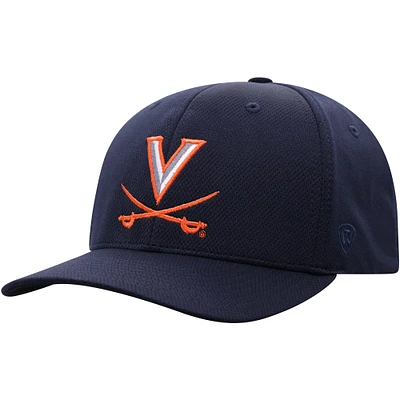 Men's Top of the World Navy Virginia Cavaliers Reflex Logo Flex Hat