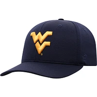 Men's Top of the World Navy West Virginia Mountaineers Reflex Logo Flex Hat