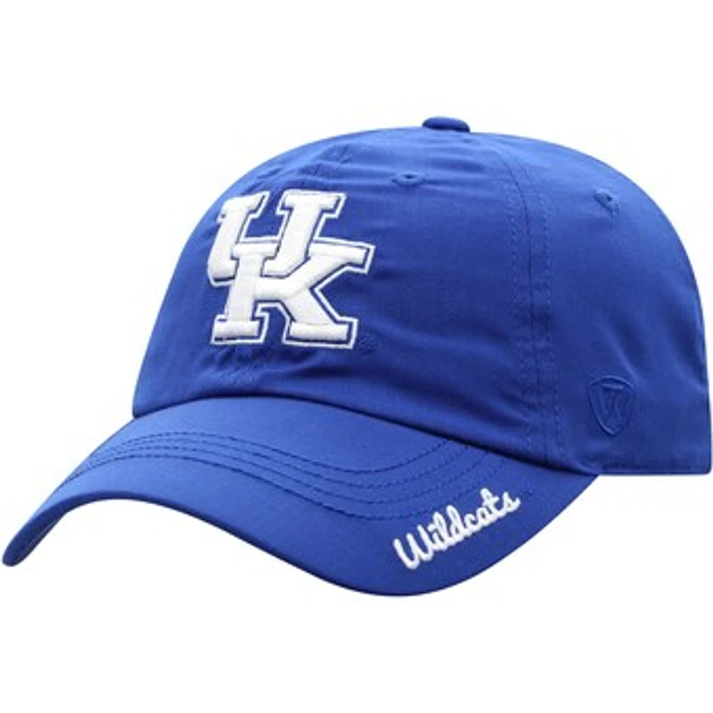 Women's Top of the World Royal Kentucky Wildcats Staple Adjustable Hat