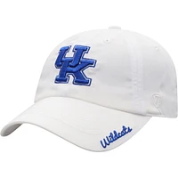 Women's Top of the World White Kentucky Wildcats Staple Adjustable Hat