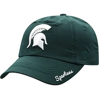 Women's Top of the World Green Michigan State Spartans Staple Adjustable Hat