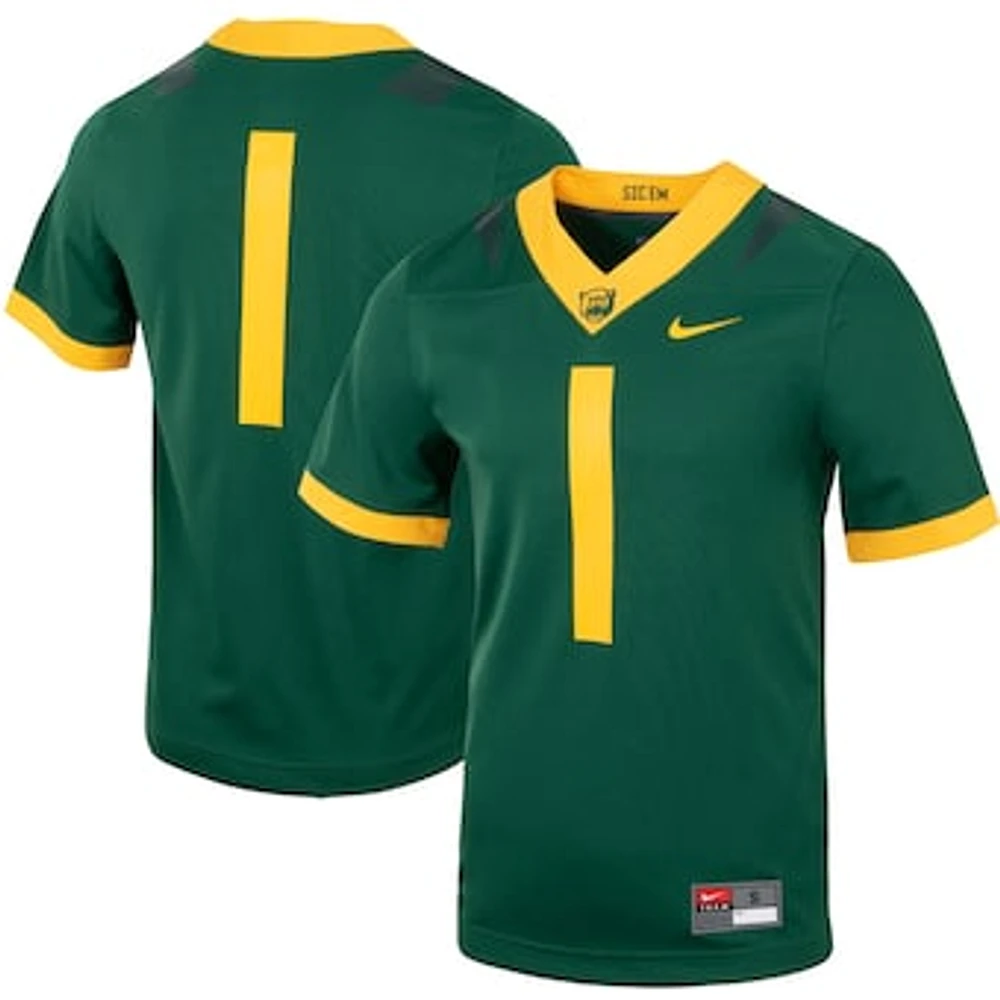 Men's Nike #1 Green Baylor Bears Untouchable Football Jersey