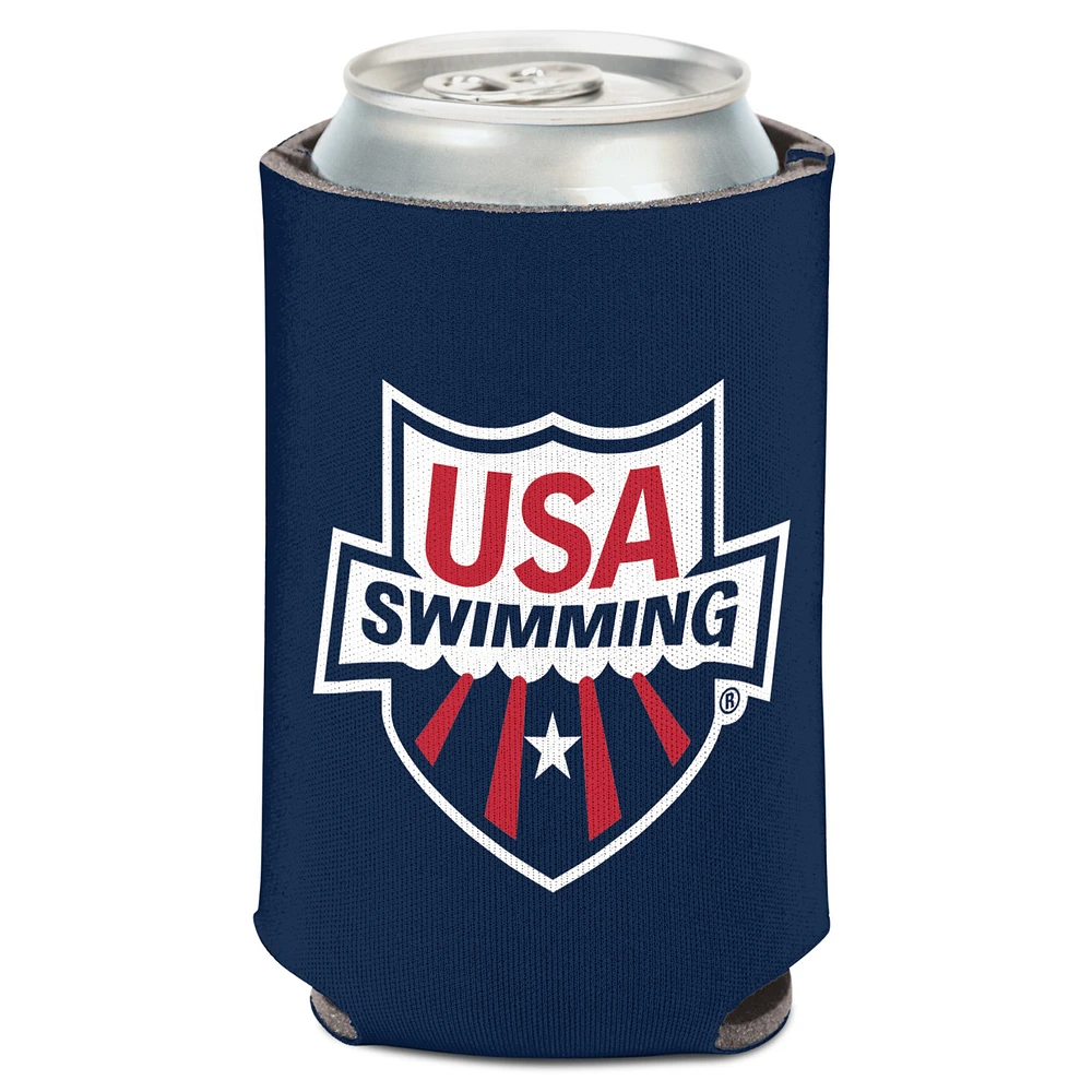 WinCraft Navy/Red USA Swimming 12oz. Can Cooler