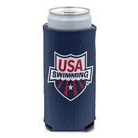 WinCraft Navy/Red USA Swimming 12oz. Slim Can Cooler