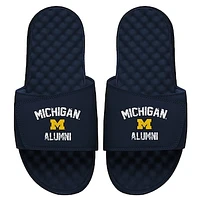 Men's ISlide Navy Michigan Wolverines Alumni Slide Sandals