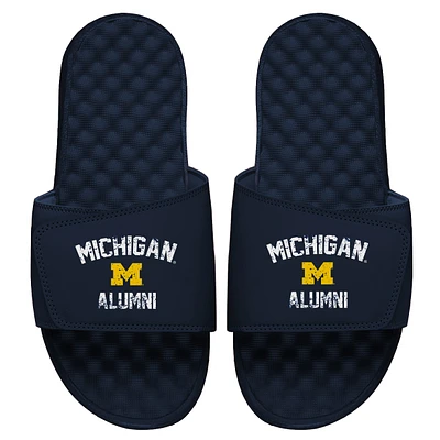Men's ISlide Navy Michigan Wolverines Alumni Slide Sandals