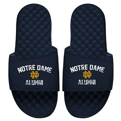 Men's ISlide Navy Notre Dame Fighting Irish Alumni Slide Sandals