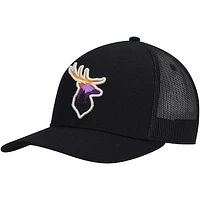Men's Local Crowns Black Deer Animal Collection Forest Views Trucker Snapback Hat