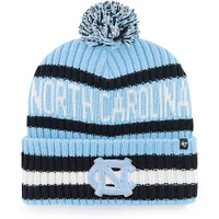 Men's '47 Carolina Blue North Carolina Tar Heels Bering Cuffed Knit Hat with Pom