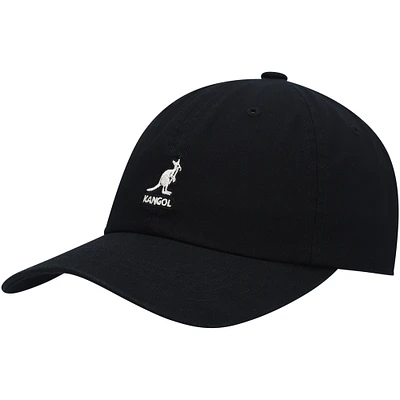 Men's Kangol Black Washed Baseball Adjustable Hat