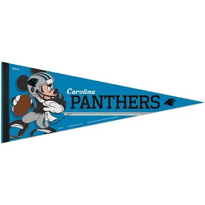 WinCraft Carolina Panthers 12'' x 30'' Disney Mickey Mouse Premium Pennant