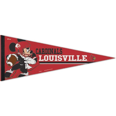 WinCraft Louisville Cardinals 12'' x 30'' Disney Mickey Mouse Premium Pennant