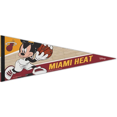 WinCraft Miami Heat 12'' x 30'' Disney Mickey Mouse Premium Pennant