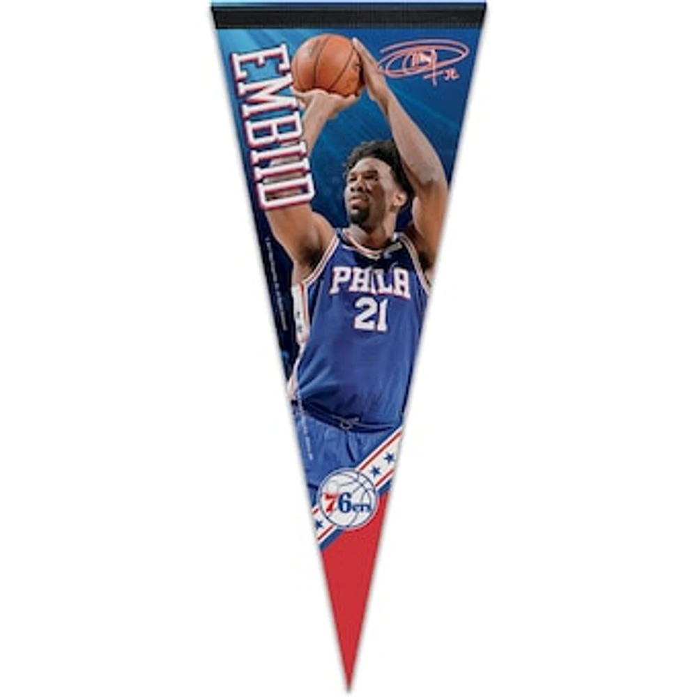 WinCraft Joel Embiid Philadelphia 76ers 12'' x 30'' Player Premium Pennant