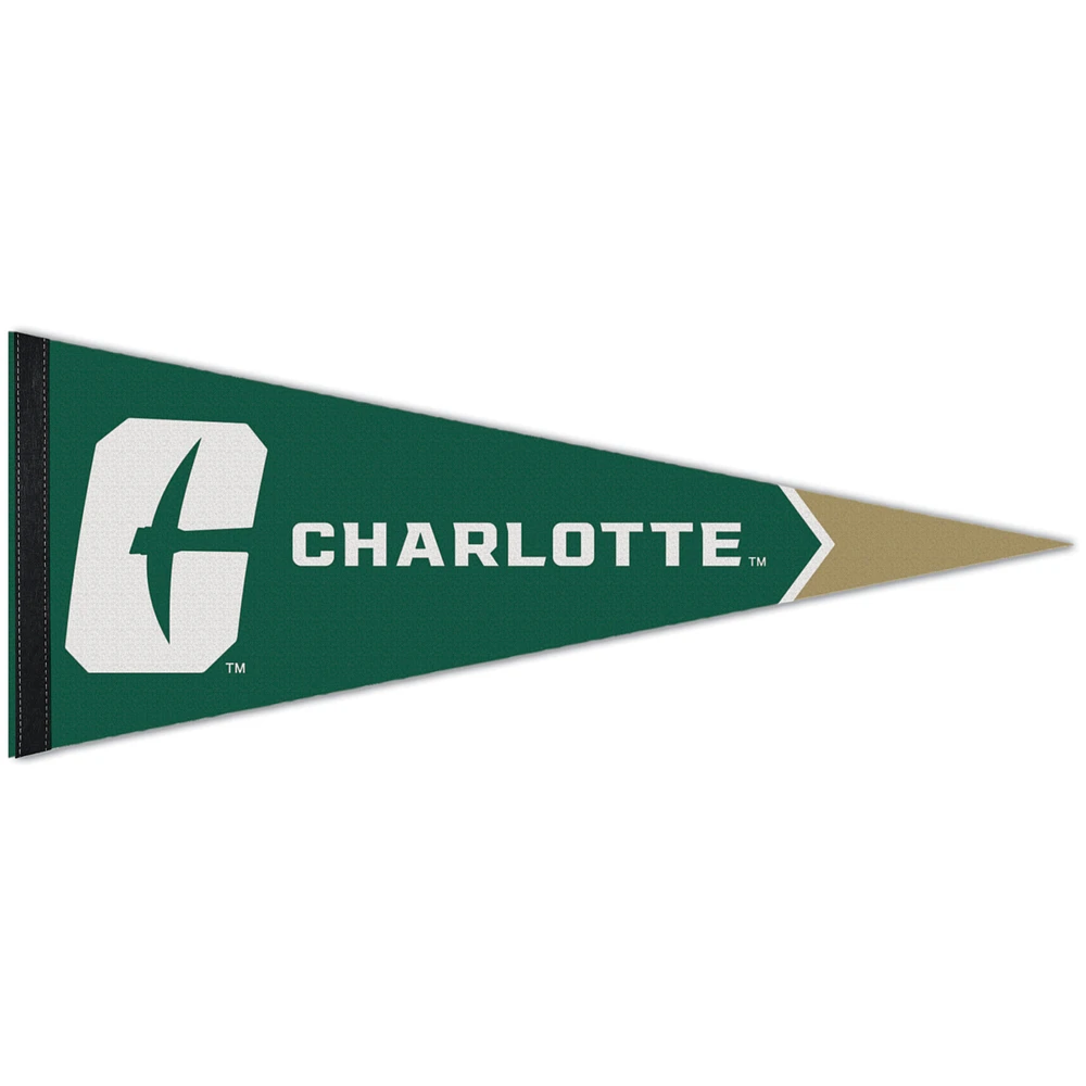 WinCraft Charlotte 49ers 12'' x 30'' Premium Pennant