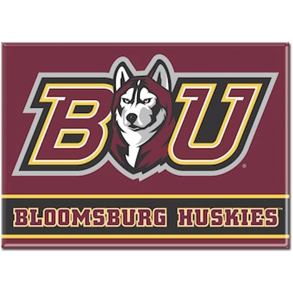 WinCraft Bloomsburg Huskies 2.5'' x 3.5'' Fridge Magnet