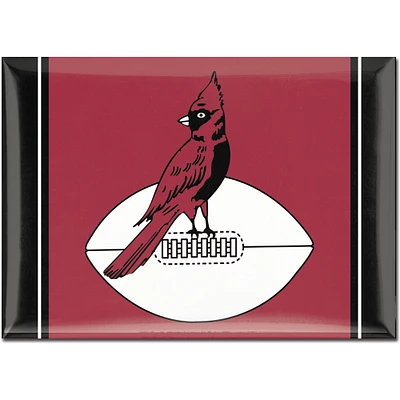 WinCraft Arizona Cardinals 2.5'' x 3.5'' Retro Logo Fridge Magnet