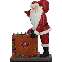 Tampa Bay Buccaneers 8'' Up on the Rooftop Santa Figurine