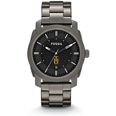 Fossil Tuskegee Golden Tigers Machine Smoke Stainless Steel Watch