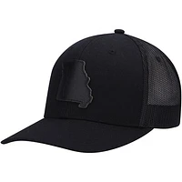 Men's Local Crowns Missouri Blackout State Patch Trucker Snapback Hat