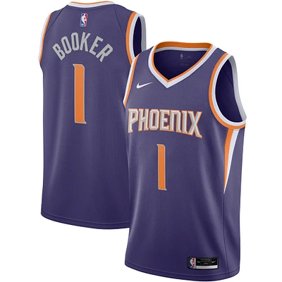 Men's Nike Devin Booker Purple Phoenix Suns Swingman - Jersey - Icon Edition