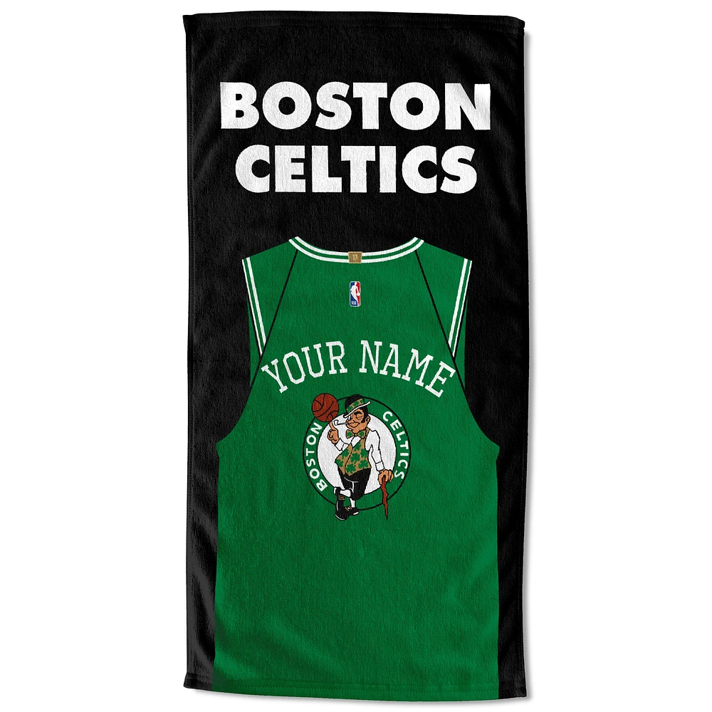 Boston Celtics 30'' x 60'' Personalized Beach Towel