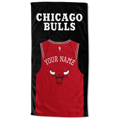 Chicago Bulls 30'' x 60'' Personalized Beach Towel