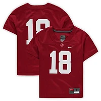 Preschool Nike #18 Crimson Alabama Tide Untouchable Football Team Jersey