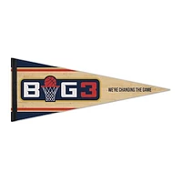 WinCraft BIG3 12'' x 30'' Premium Pennant