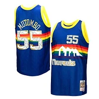 Men's Mitchell & Ness Dikembe Mutombo Royal Denver Nuggets 1991/92 Hardwood Classics 75th Anniversary Diamond Swingman - Jersey