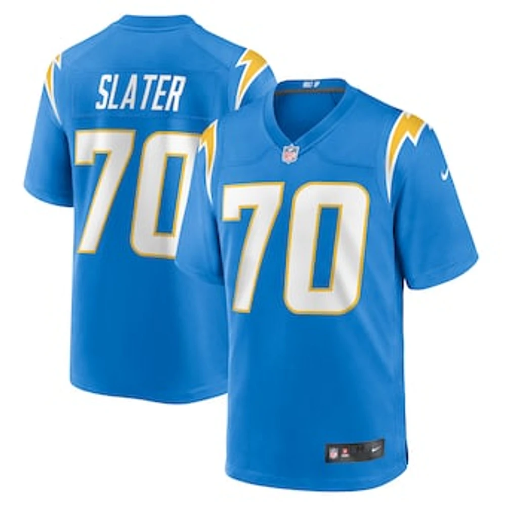 Men's Nike Rashawn Slater Powder Blue Los Angeles Chargers Game Jersey