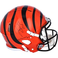 Joe Burrow & Ja'Marr Chase Cincinnati Bengals Autographed Riddell Speed Logo Authentic Helmet