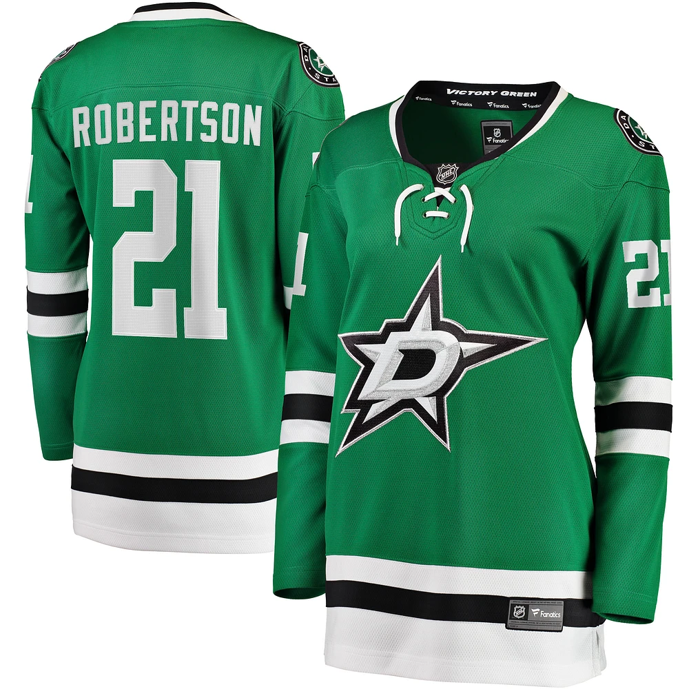 Women's Fanatics Jason Robertson Kelly Green Dallas Stars Home Breakaway Jersey