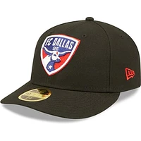 Men's New Era Black FC Dallas Primary Logo Low Profile 59FIFTY Fitted Hat