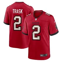 Men's Nike Kyle Trask Red Tampa Bay Buccaneers Game Player Jersey