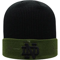 Men's Top of the World Olive/Black Notre Dame Fighting Irish OHT Military Appreciation Skully Cuffed Knit Hat