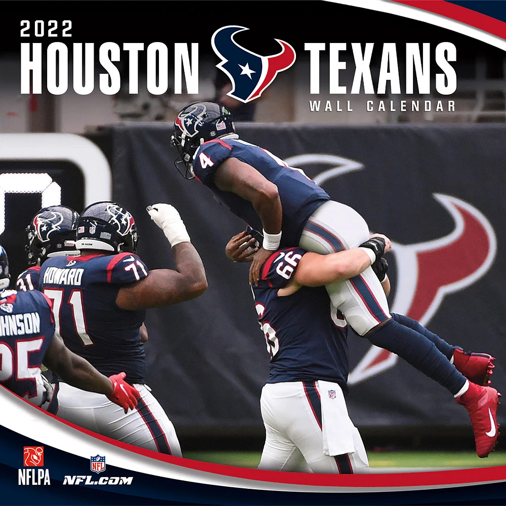 Houston Texans 2022 Wall Calendar