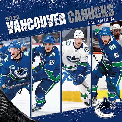 Vancouver Canucks 2022 Wall Calendar