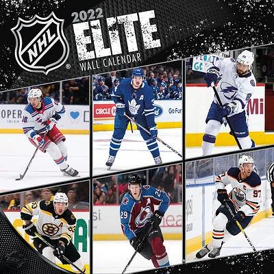 NHL 2022 Elite Wall Calendar