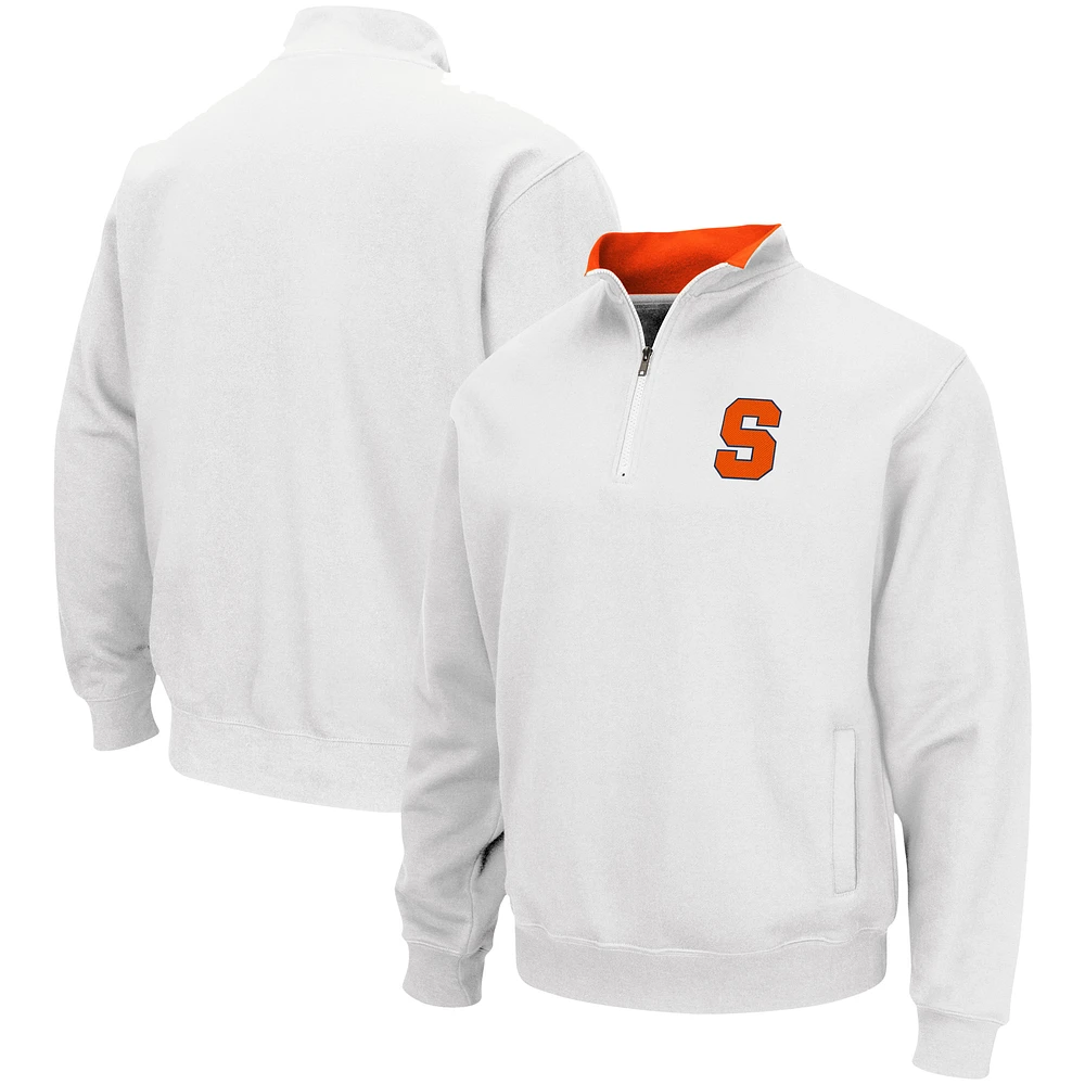 Men's Colosseum Orange Syracuse Orange Tortugas Team Logo Quarter-Zip Jacket