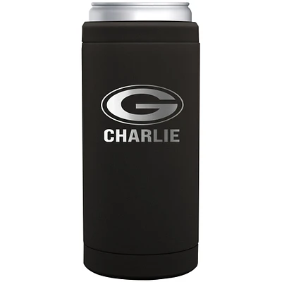 Green Bay Packers 12oz. Personalized Stainless Steel Slim Can Cooler