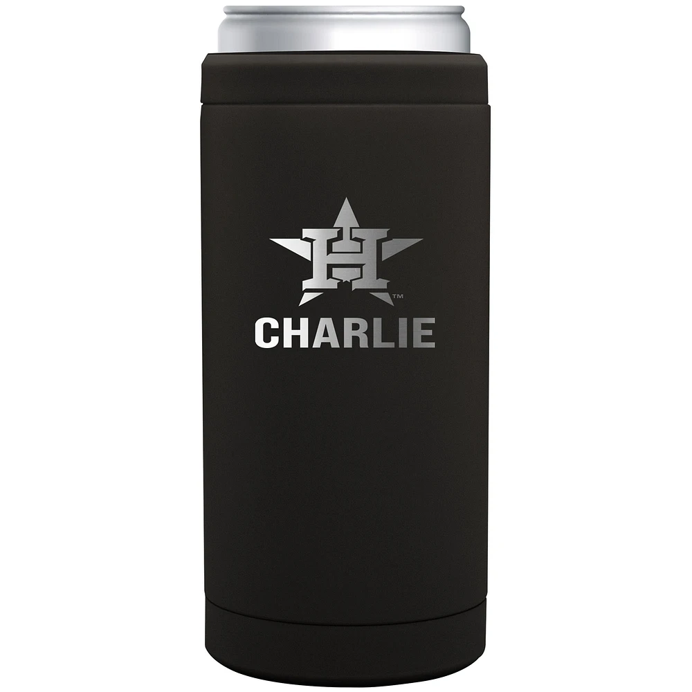 Houston Astros 12oz. Personalized Stainless Steel Slim Can Cooler