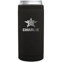 Houston Astros 12oz. Personalized Stainless Steel Slim Can Cooler